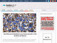 Tablet Screenshot of landesinfo.fr